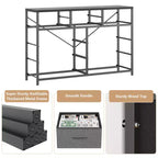 10-Drawer Fabric Dresser - Lightweight Storage w/Steel Frame & Wood Top, Multi-Functional Organizer