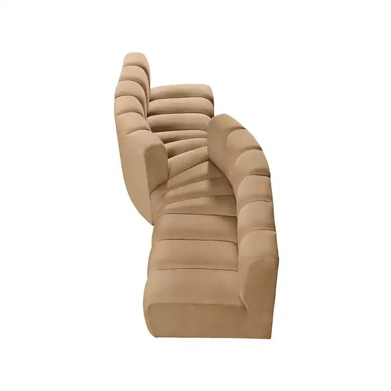 Meridian Furniture, Canapé modulable Arc en velours
