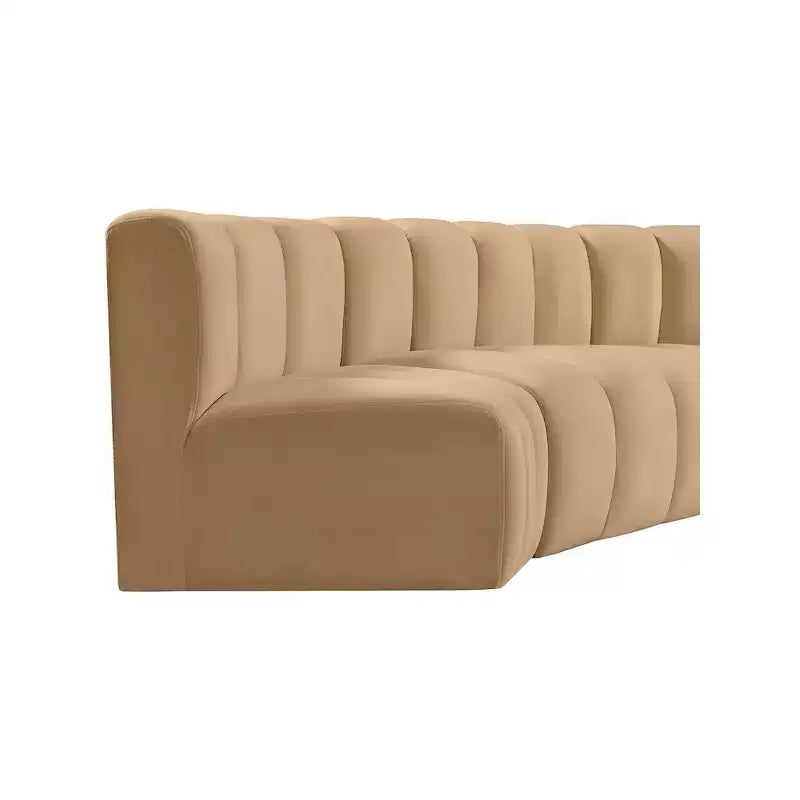 Meridian Furniture, Canapé modulable Arc en velours