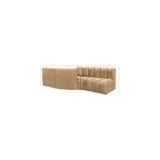 Meridian Furniture, Canapé modulable Arc en velours