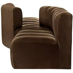 Meridian Furniture, Canapé modulable Arc en velours