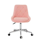 Fauteuil de bureau moderne réglable en polaire Teddy, Meuble de salon, Petite chaise pivotante pour bureau, étude, studio