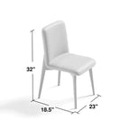 Chaise de salle à manger avec pieds en bois pour cuisine/salle à manger