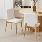 Chaise de salle à manger avec pieds en bois pour cuisine/salle à manger