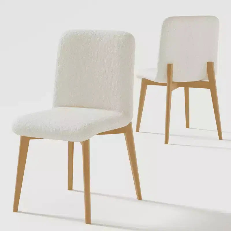 Chaise de salle à manger avec pieds en bois pour cuisine/salle à manger