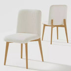 Chaise de salle à manger avec pieds en bois pour cuisine/salle à manger