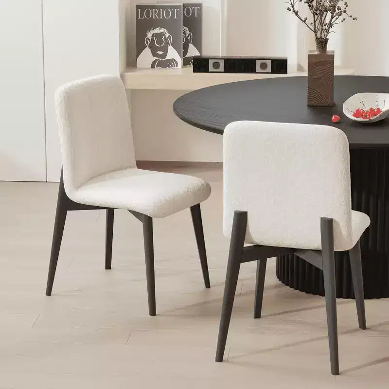 Chaise de salle à manger avec pieds en bois pour cuisine/salle à manger