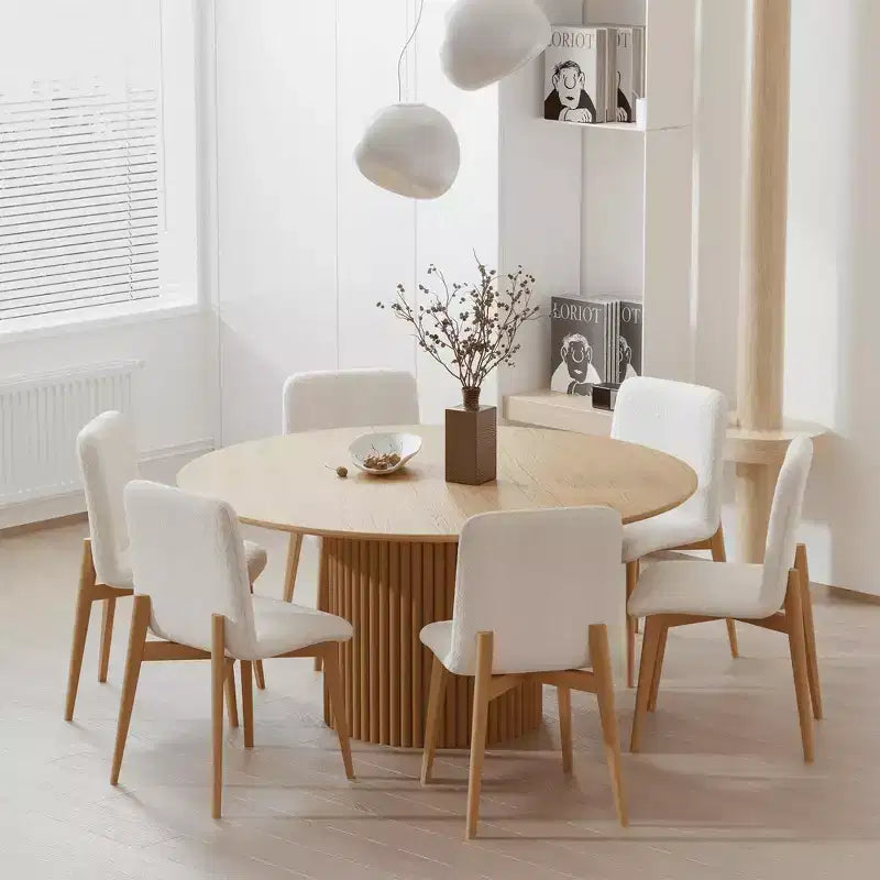 Chaise de salle à manger avec pieds en bois pour cuisine/salle à manger
