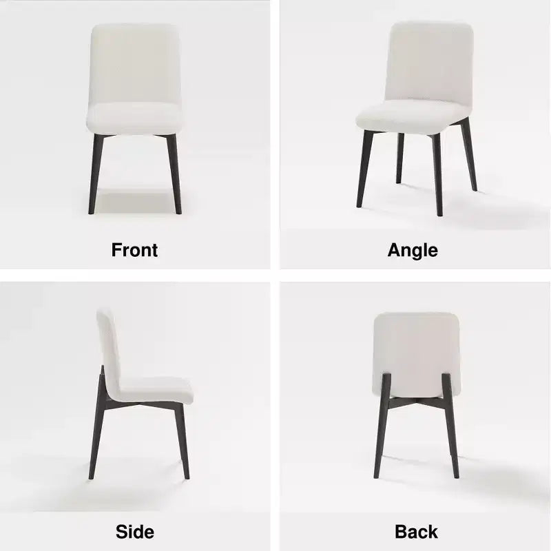 Chaise de salle à manger avec pieds en bois pour cuisine/salle à manger
