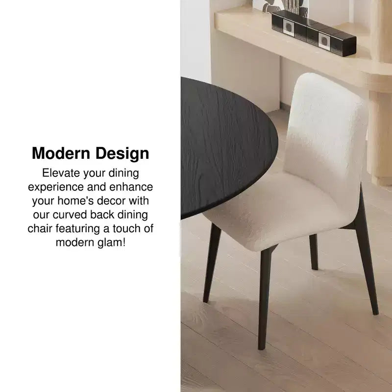 Chaise de salle à manger avec pieds en bois pour cuisine/salle à manger