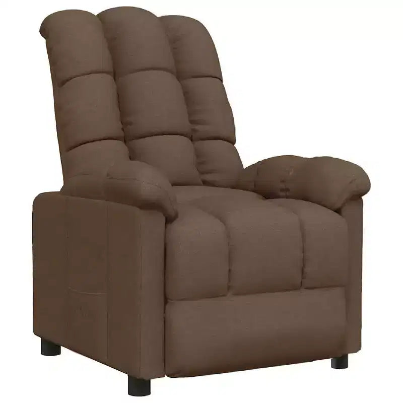Fauteuil relax avec dossier et repose-pieds réglables, fauteuil de salon moderne avec siège rembourré épais pour salon et chambre à coucher