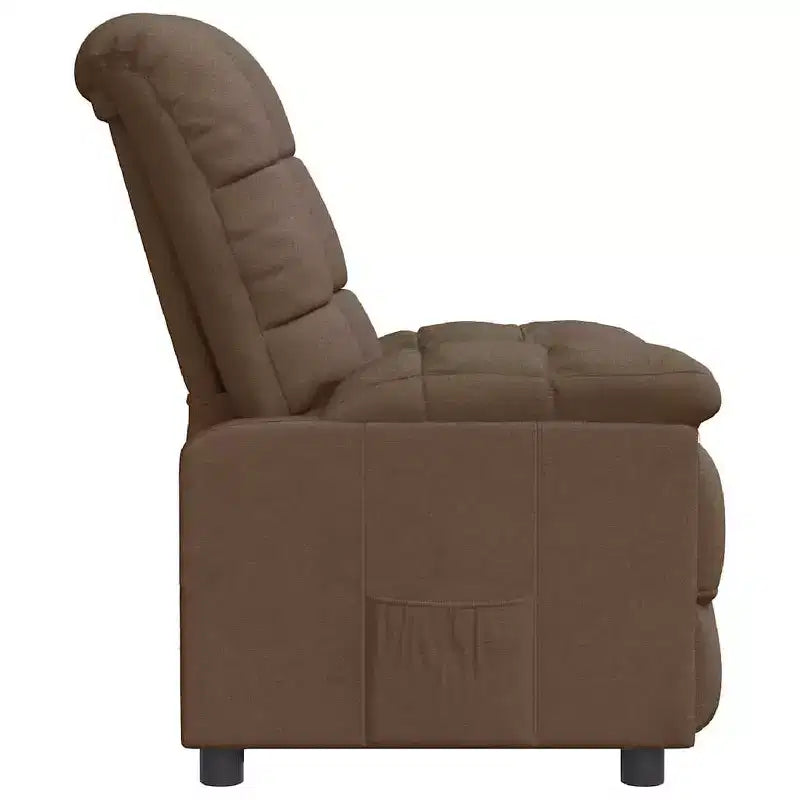Fauteuil relax avec dossier et repose-pieds réglables, fauteuil de salon moderne avec siège rembourré épais pour salon et chambre à coucher