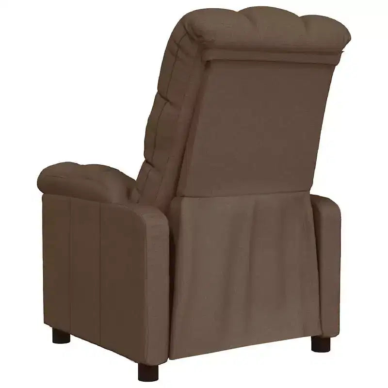 Fauteuil relax avec dossier et repose-pieds réglables, fauteuil de salon moderne avec siège rembourré épais pour salon et chambre à coucher