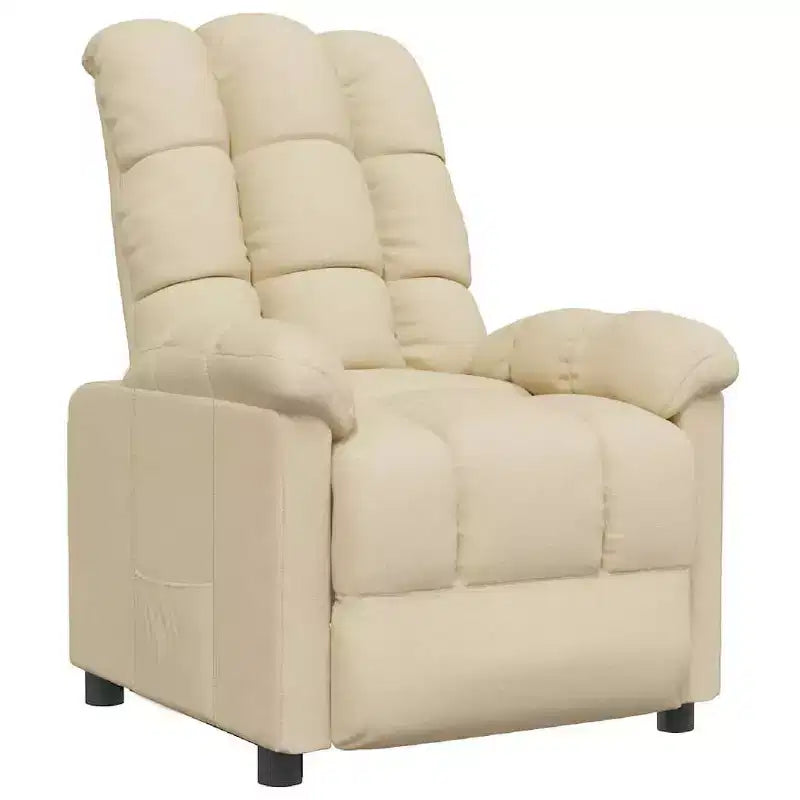 Fauteuil relax avec dossier et repose-pieds réglables, fauteuil de salon moderne avec siège rembourré épais pour salon et chambre à coucher