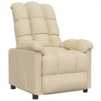 Fauteuil relax avec dossier et repose-pieds réglables, fauteuil de salon moderne avec siège rembourré épais pour salon et chambre à coucher