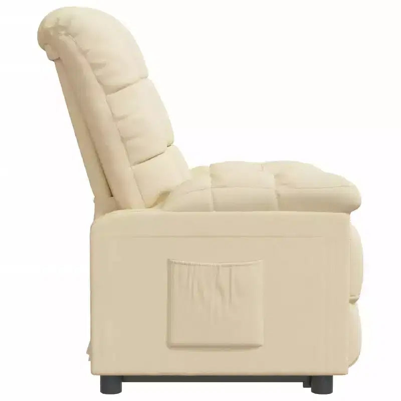 Fauteuil relax avec dossier et repose-pieds réglables, fauteuil de salon moderne avec siège rembourré épais pour salon et chambre à coucher