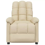 Fauteuil relax avec dossier et repose-pieds réglables, fauteuil de salon moderne avec siège rembourré épais pour salon et chambre à coucher