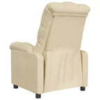 Fauteuil relax avec dossier et repose-pieds réglables, fauteuil de salon moderne avec siège rembourré épais pour salon et chambre à coucher
