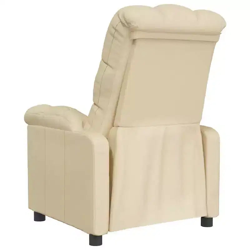 Fauteuil relax avec dossier et repose-pieds réglables, fauteuil de salon moderne avec siège rembourré épais pour salon et chambre à coucher