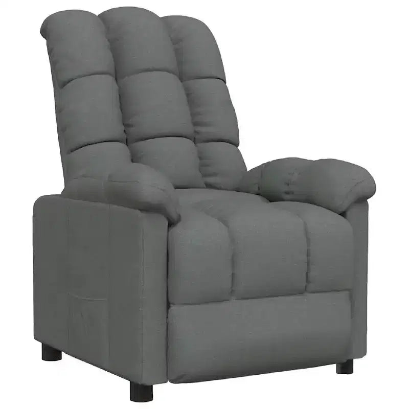 Fauteuil relax avec dossier et repose-pieds réglables, fauteuil de salon moderne avec siège rembourré épais pour salon et chambre à coucher