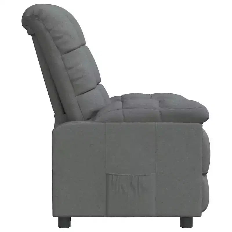 Fauteuil relax avec dossier et repose-pieds réglables, fauteuil de salon moderne avec siège rembourré épais pour salon et chambre à coucher