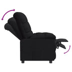 Fauteuil relax avec dossier et repose-pieds réglables, fauteuil de salon moderne avec siège rembourré épais pour salon et chambre à coucher