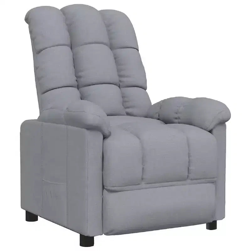 Fauteuil relax avec dossier et repose-pieds réglables, fauteuil de salon moderne avec siège rembourré épais pour salon et chambre à coucher