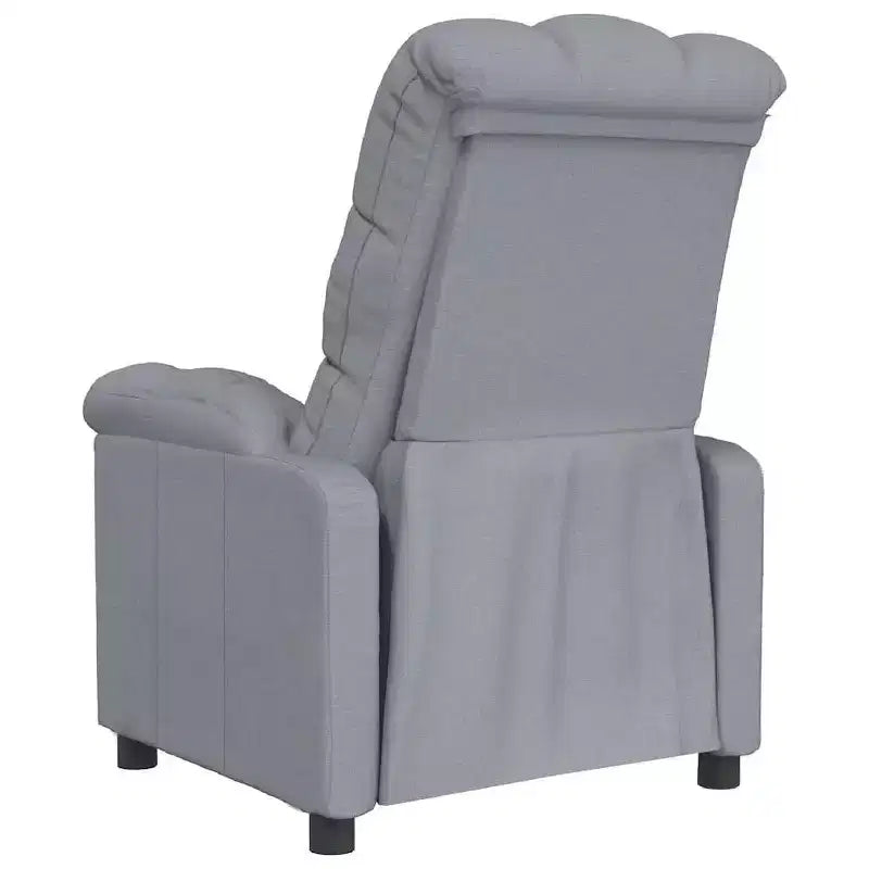 Fauteuil relax avec dossier et repose-pieds réglables, fauteuil de salon moderne avec siège rembourré épais pour salon et chambre à coucher
