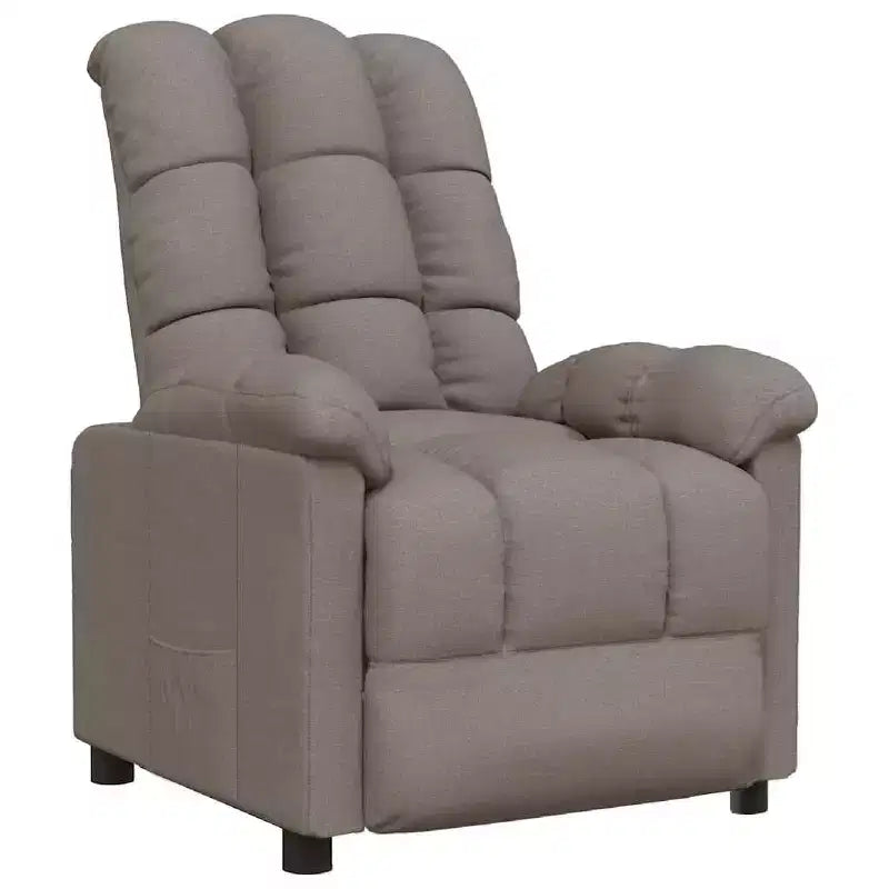 Fauteuil relax avec dossier et repose-pieds réglables, fauteuil de salon moderne avec siège rembourré épais pour salon et chambre à coucher