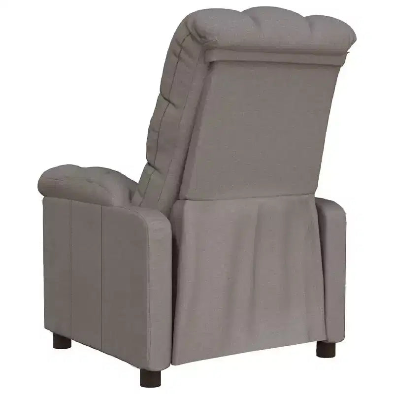 Fauteuil relax avec dossier et repose-pieds réglables, fauteuil de salon moderne avec siège rembourré épais pour salon et chambre à coucher