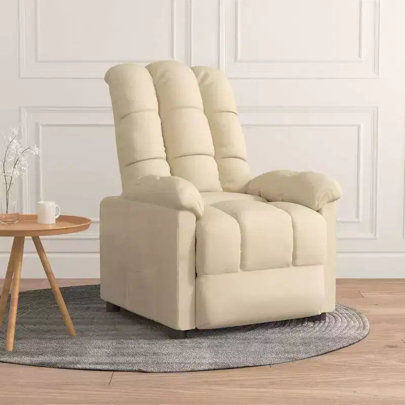 Recliner Chair with Adjustable Backrest and Footrest,Modern Lounge Chair Thick Padded Seat for Living Room & Bedroom