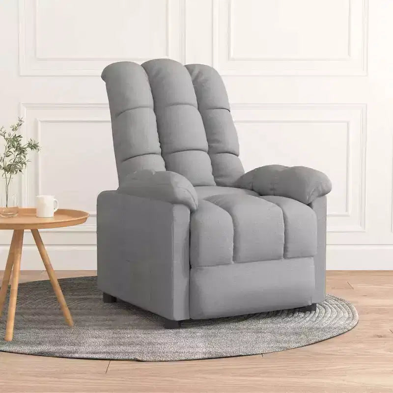 Recliner Chair with Adjustable Backrest and Footrest,Modern Lounge Chair Thick Padded Seat for Living Room & Bedroom