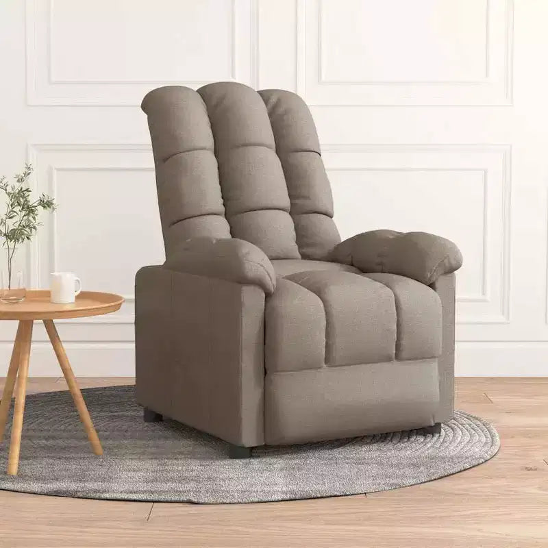Recliner Chair with Adjustable Backrest and Footrest,Modern Lounge Chair Thick Padded Seat for Living Room & Bedroom
