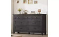 7 Dresser for Bedroom, 54 Wide Drawer Dresser with Storage Freestanding, Wooden Closet Storage Chest for Living Room, Bedroom, Entryway