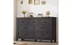 7 Dresser for Bedroom, 54 Wide Drawer Dresser with Storage Freestanding, Wooden Closet Storage Chest for Living Room, Bedroom, Entryway