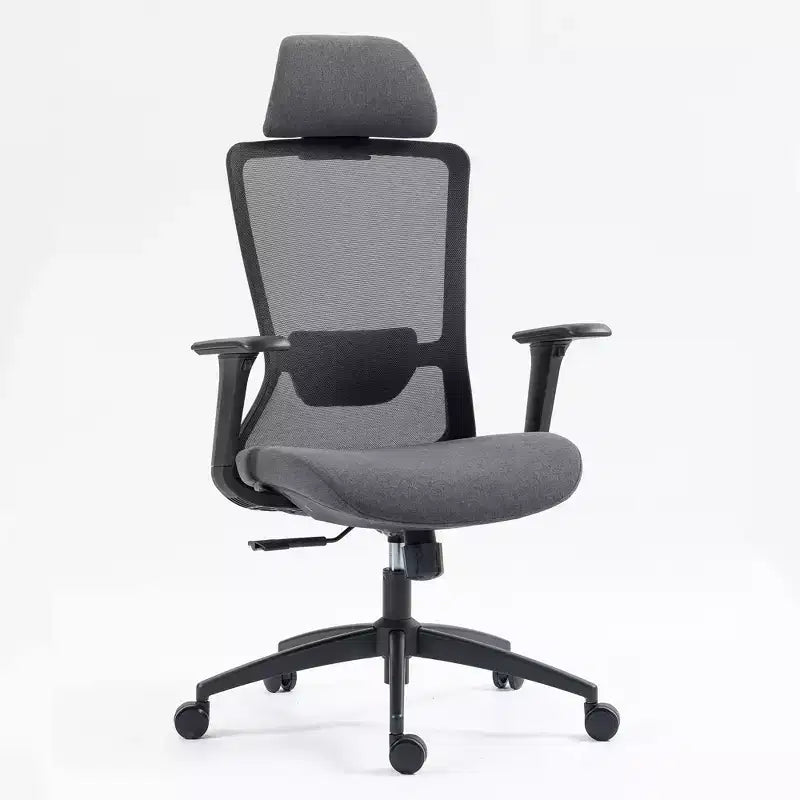 Computer Chair with High Back, Office Chair with Headrest and Wheels, Mesh Desk Chair for Office, Study, Reading Room